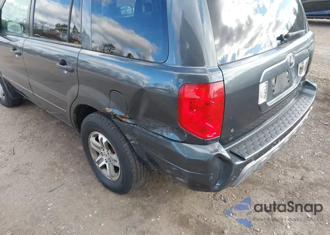 2004 Honda Pilot Ex-L from USA, damaged, VIN 2HKYF18504H597764